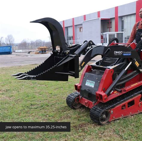 titan attachments mini skid steer stump bucket grapple|mini stump bucket grapple.